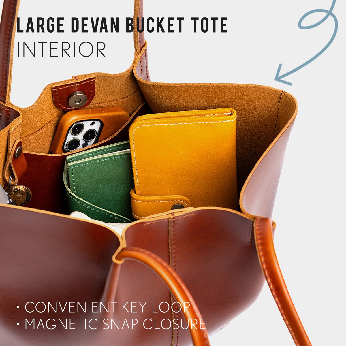 Devan Bucket Tote - Image 216