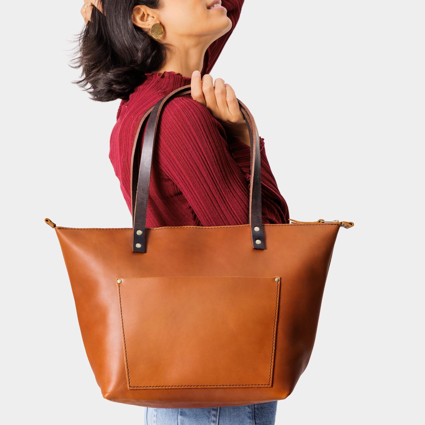'Almost Perfect' Leather Tote Bag - Image 166