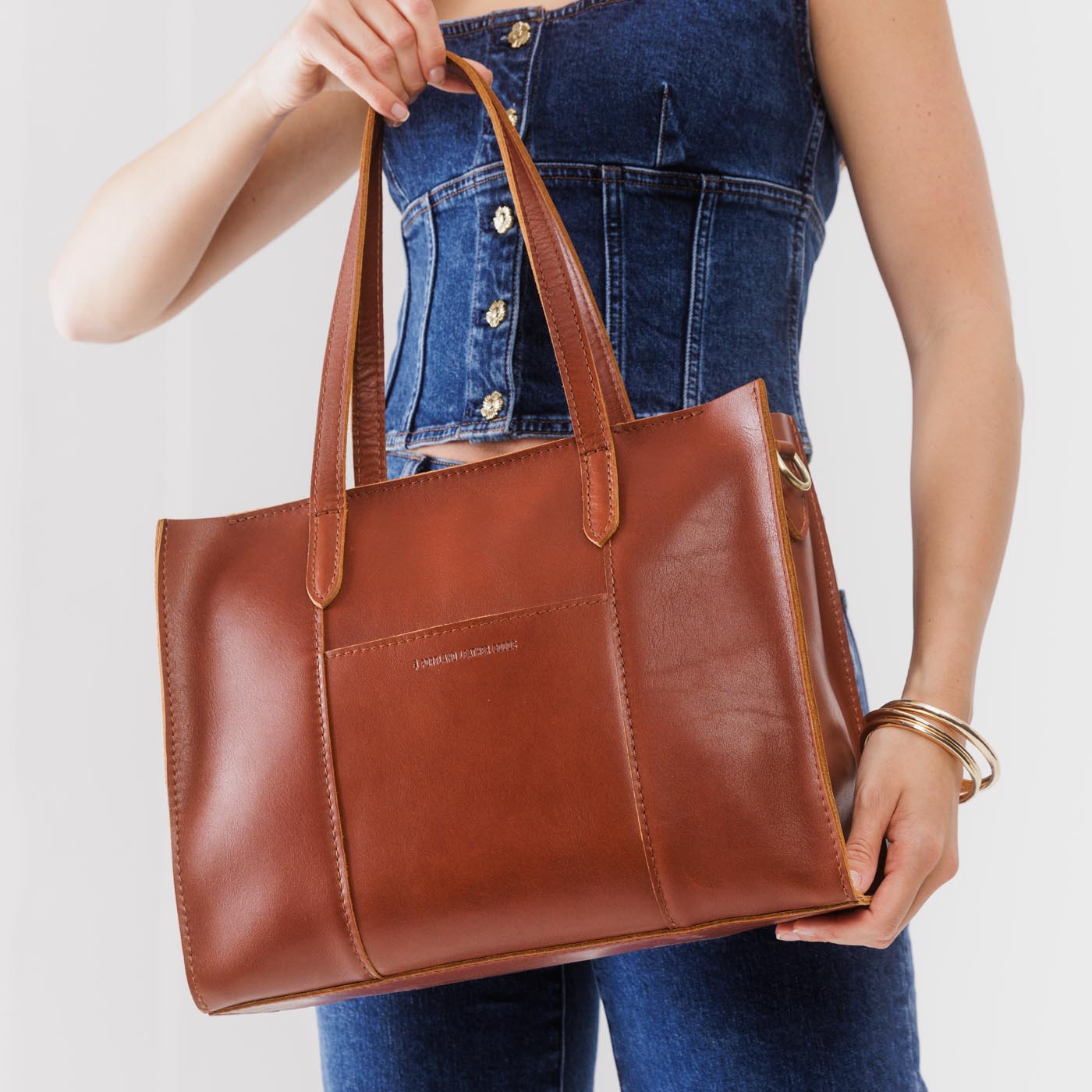 'Almost Perfect' Large Lola Zipper Crossbody Tote - Image 140