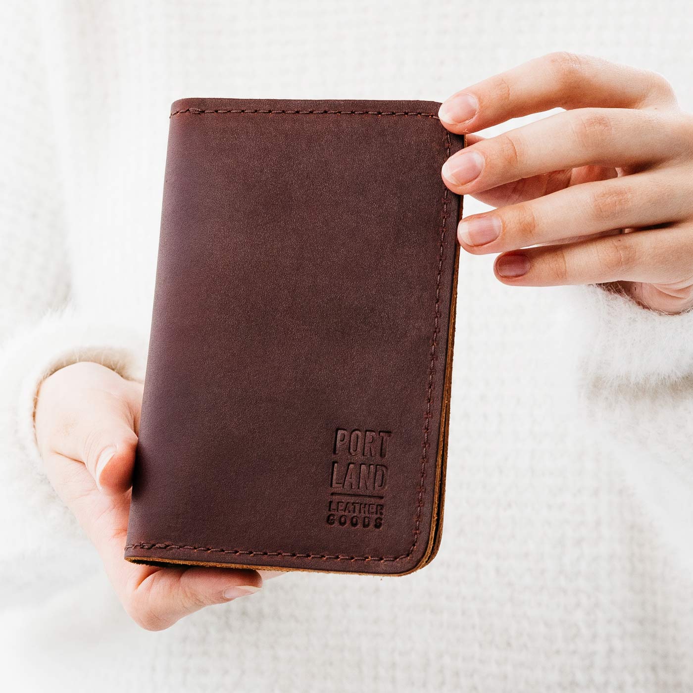 Leather Modern Passport Holder - Image 67