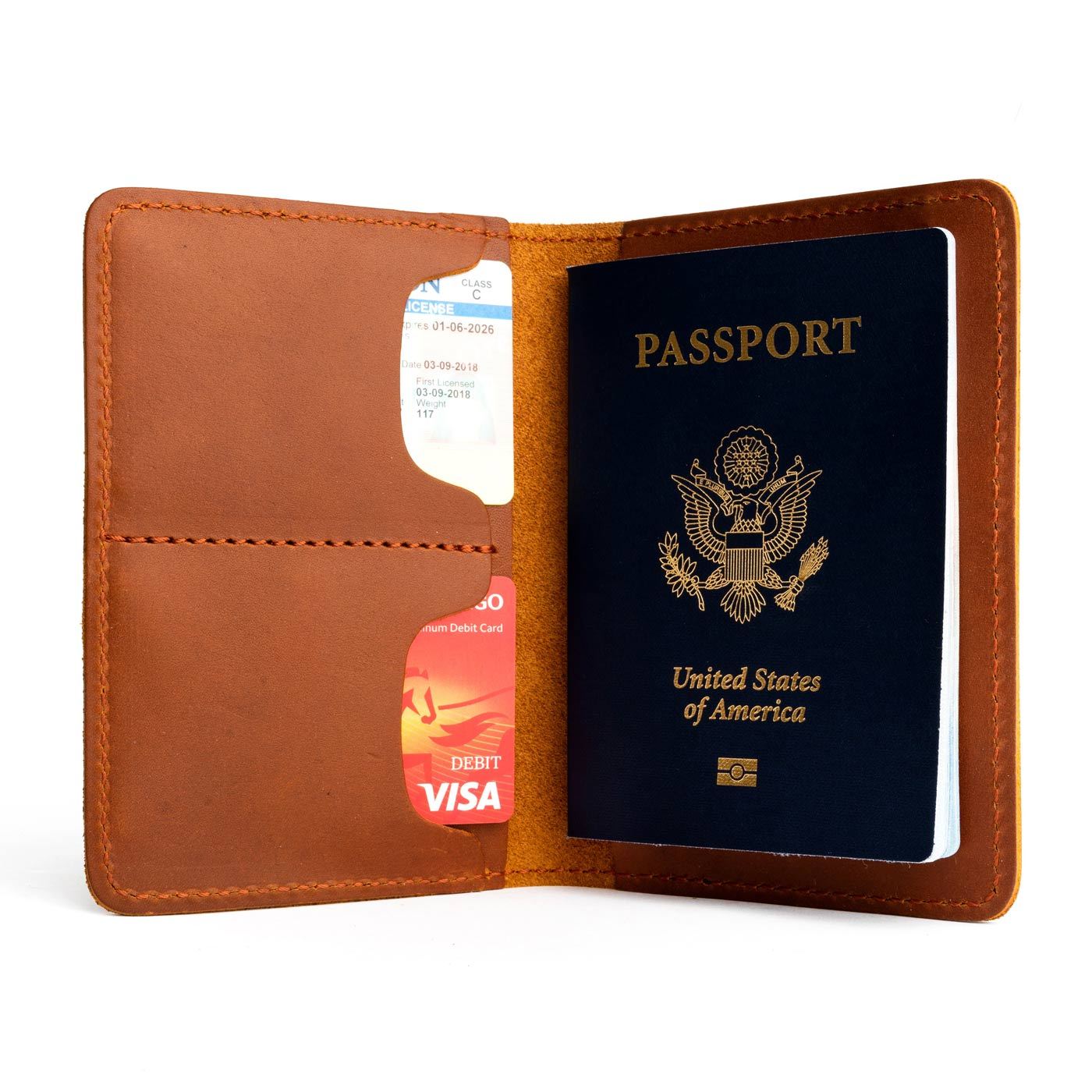 Leather Modern Passport Holder - Image 32