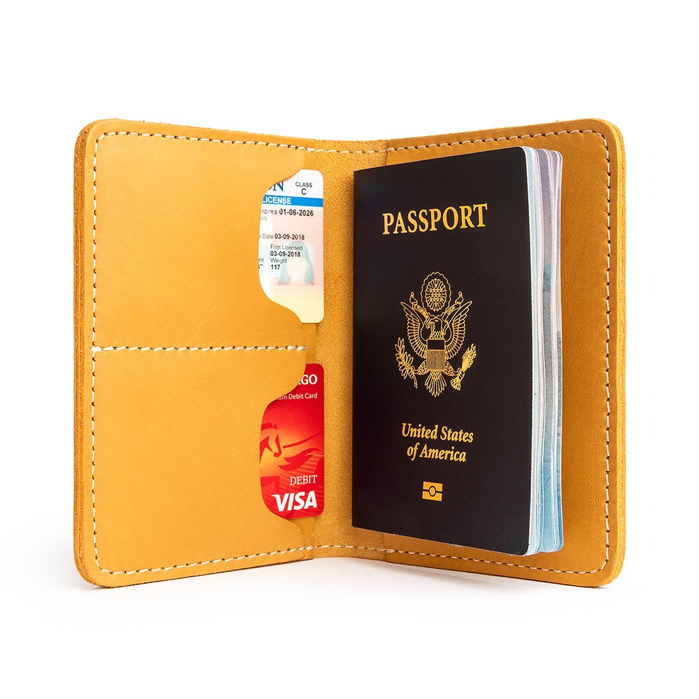 Leather Modern Passport Holder - Image 35