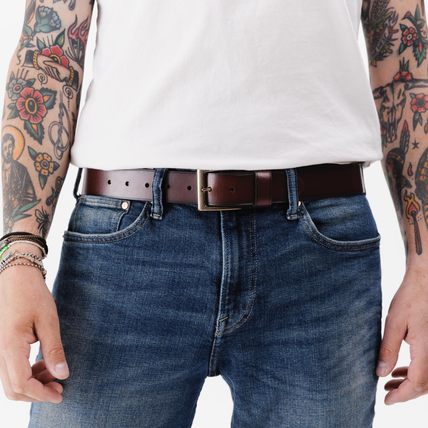Men's True North Leather Belt - Image 8